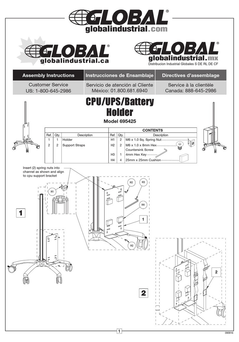 Global 695425 User manual Global 695425 User manual