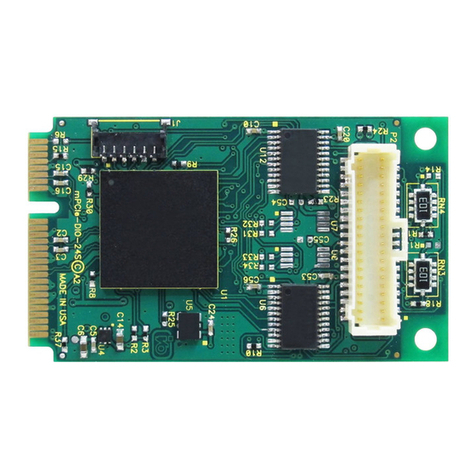 Acces I/O products MPCIE-AIO16-16F Series User manual