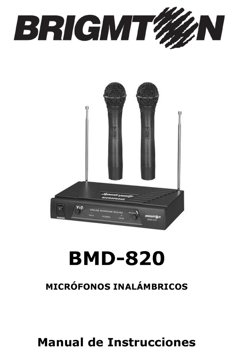 Brigmton BMD-820 instruction manual