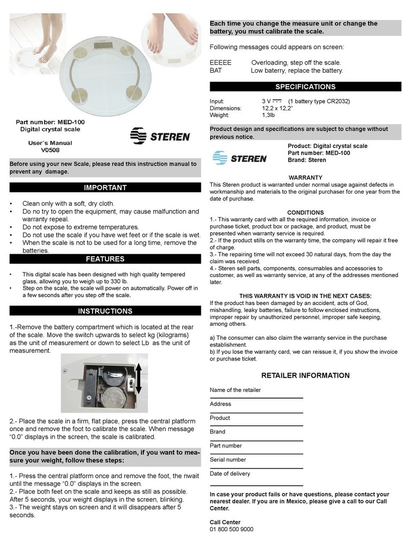 Steren MED-100 user manual