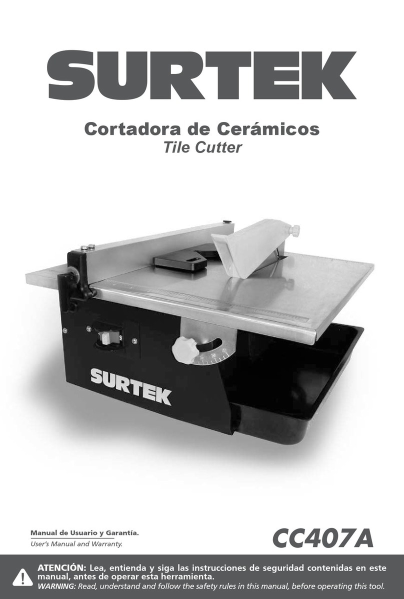 Surtek CC407A Dimensions and installation guide