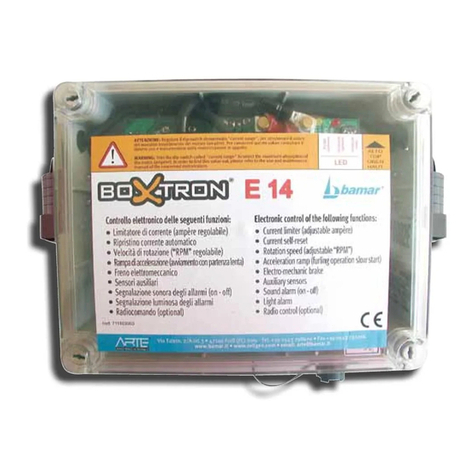 bamar BOXTRON E14 instruction manual