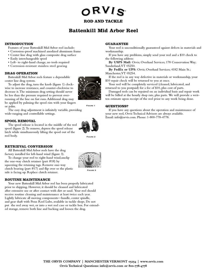 ORVIS Battenkill Mid Arbor User manual
