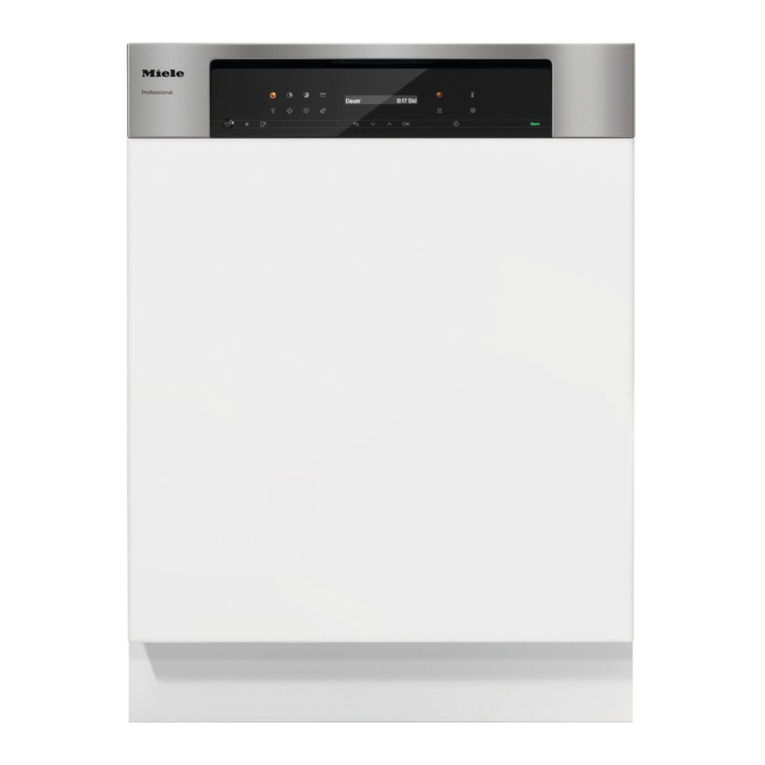 Miele PFD 101 operating instructions