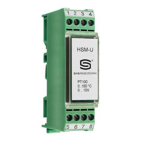 S+S Regeltechnik THERMASGARD HSM Operating Instructions, Mounting & Installation