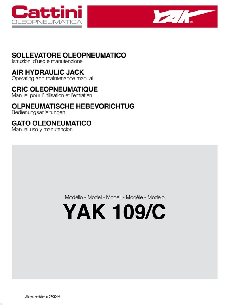 Cattini YAK 109/C Operating instructions