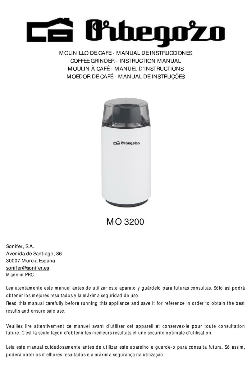 Orbegozo MO 3200 instruction manual