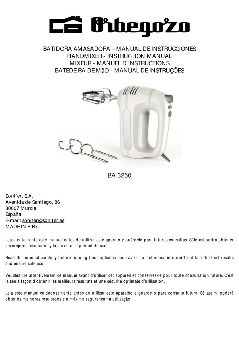 Orbegozo BA 3250 User manual