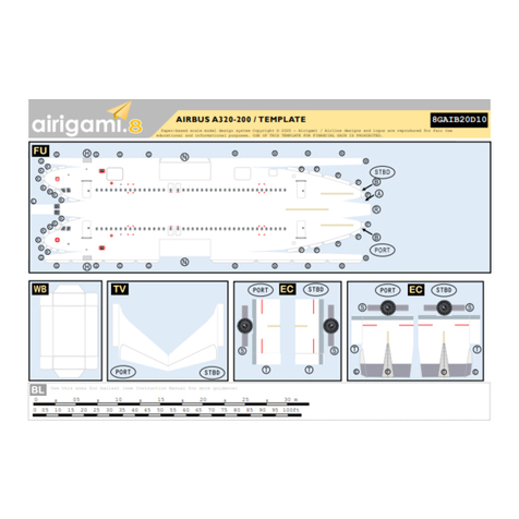 Airigami AIRBUS A320-200 quick start guide
