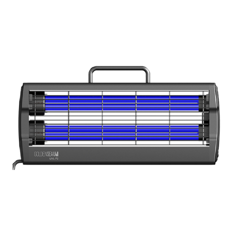 GOLDENSEA UV UVL72 quick start guide