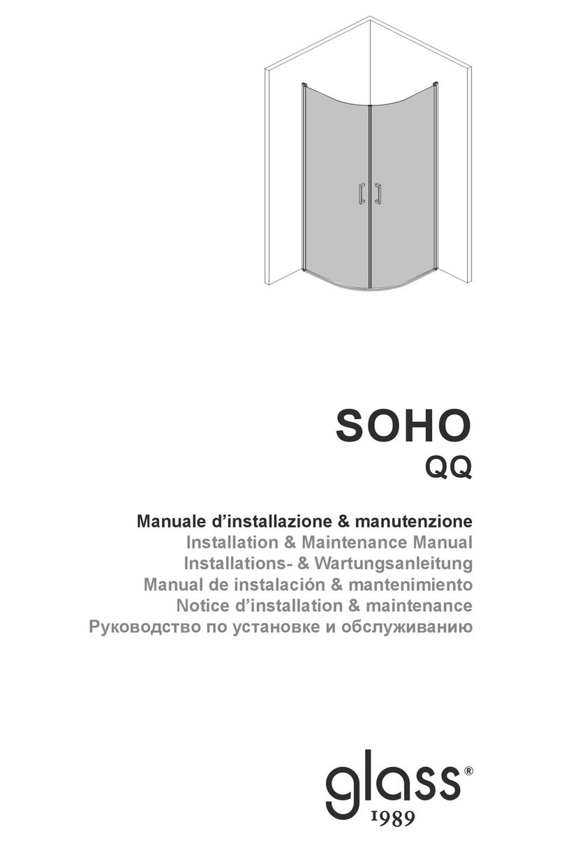 glass 1989 SOHO QQ Installation & maintenance manual
