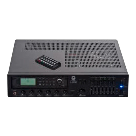 Optimus A-480MZ Installation and operating instructions