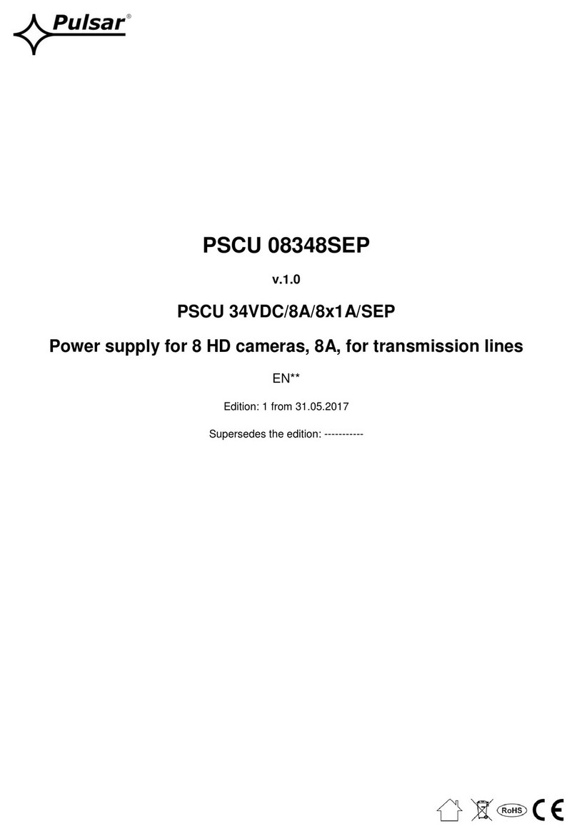 Pulsar PSCU 08348SEP manual