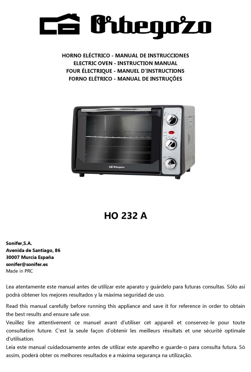 Orbegozo HO 232 A instruction manual