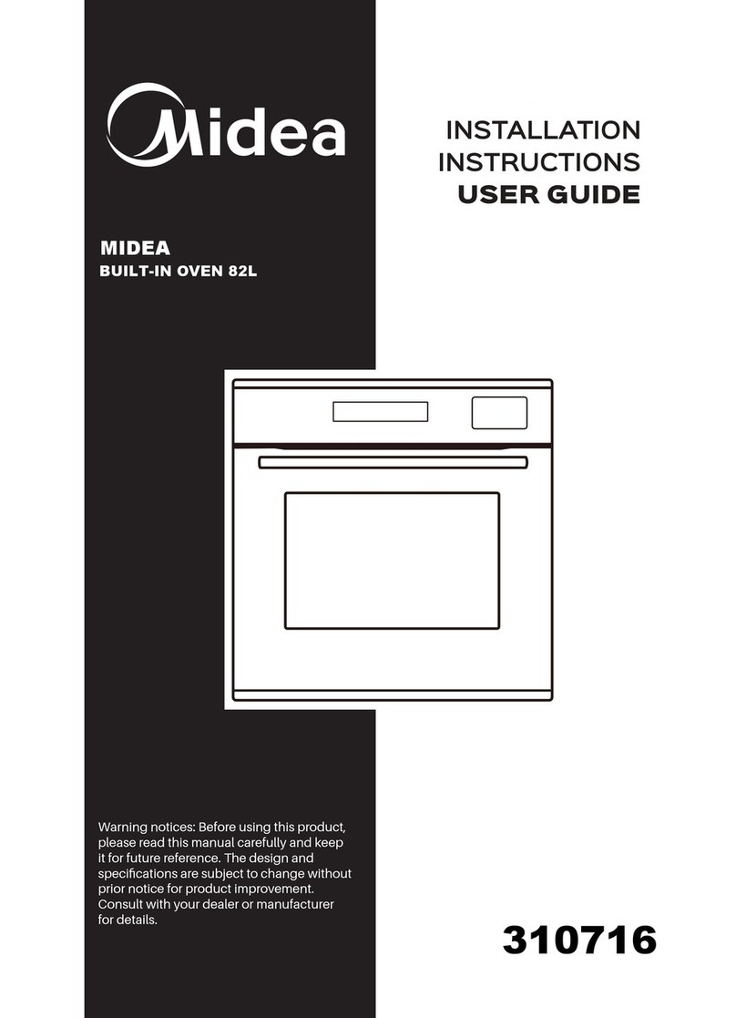 Midea 310716 Installation instructions & user guide