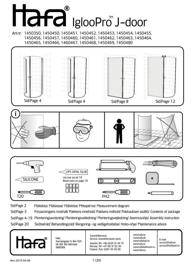HAFA IglooPro J-door 1450350 manual