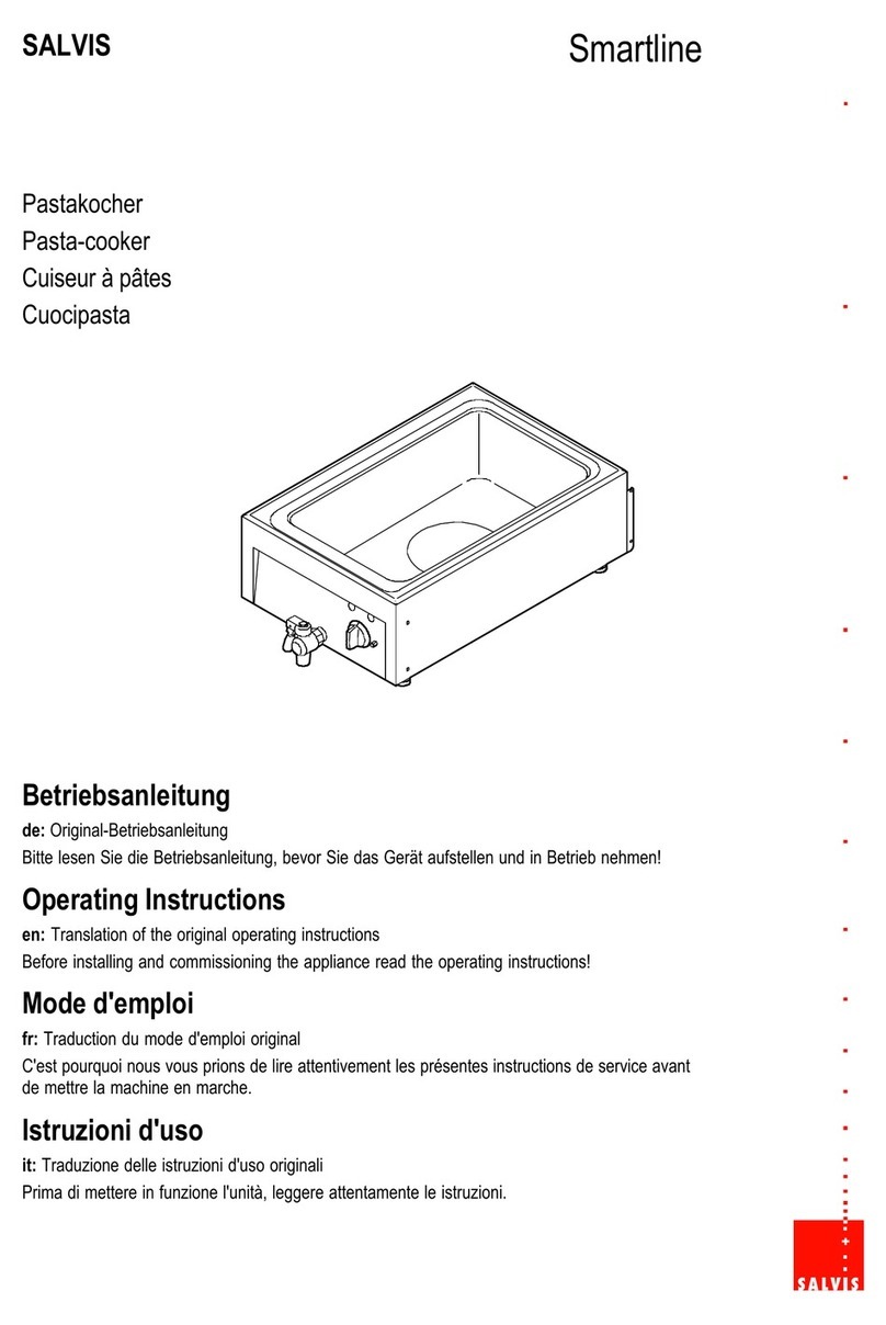 Salvis Smartline AKP1 BI371828 operating instructions
