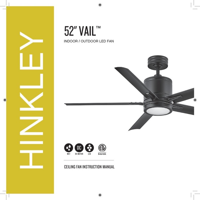 Hinkley VAIL 52" User manual
