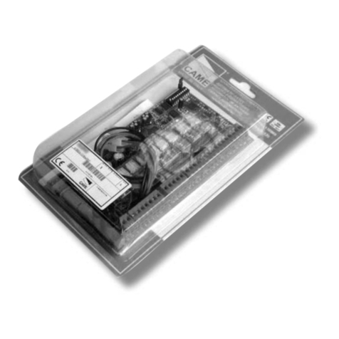CAME ZG5 User manual