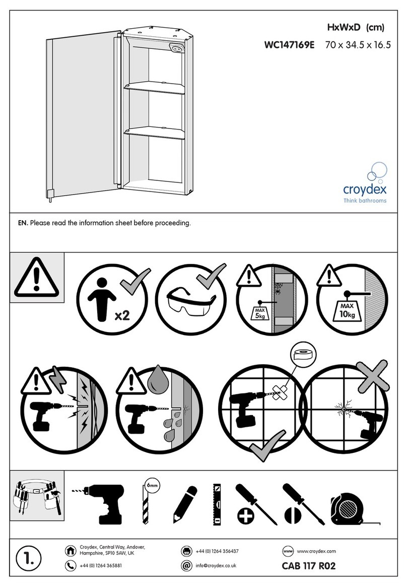Croydex Houston WC147169E User manual
