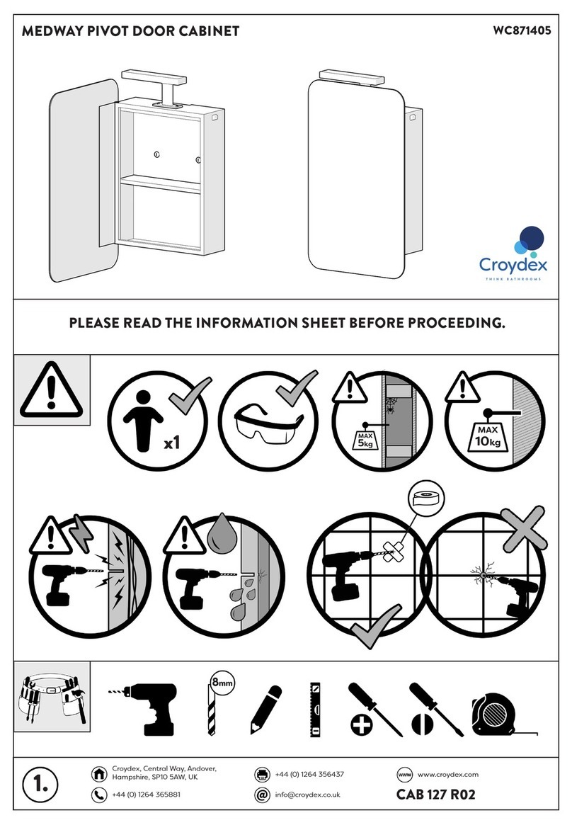 Croydex MEDWAY WC871405 User manual