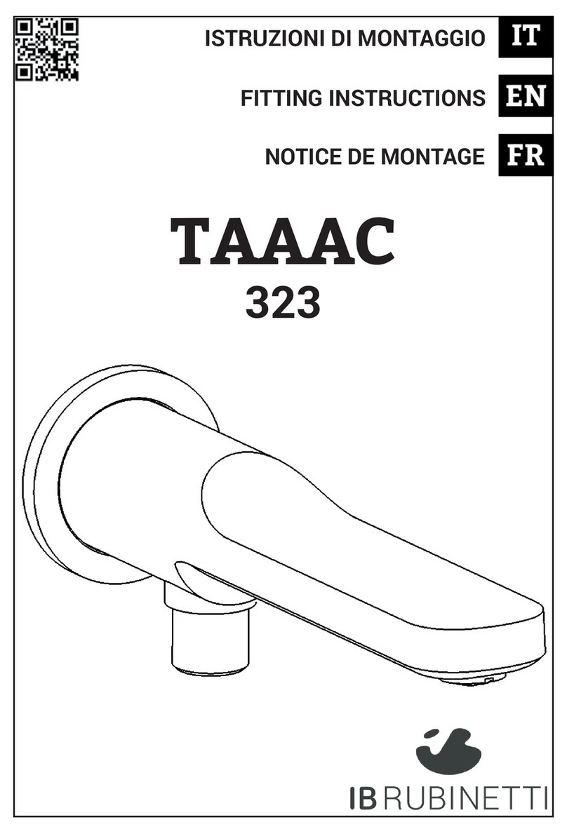 IB RUBINETTI TAAAC 323 User manual