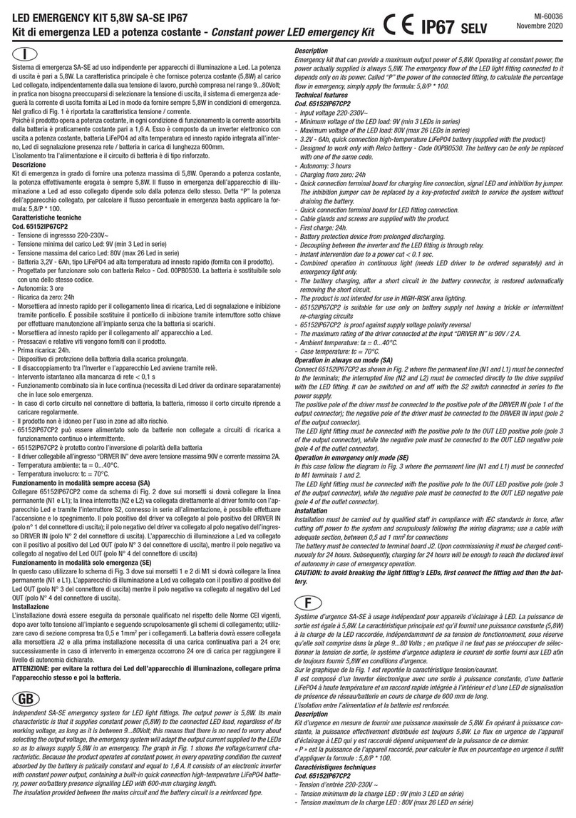 RELCO 65152IP67CP2 manual