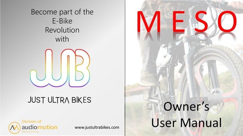 audiomotion electronics Just Ultra Bikes Meso Owner & user manual
