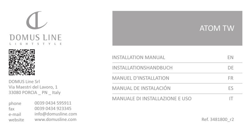 DOMUS LINE ATOM TW User manual DOMUS LINE ATOM TW User manual
