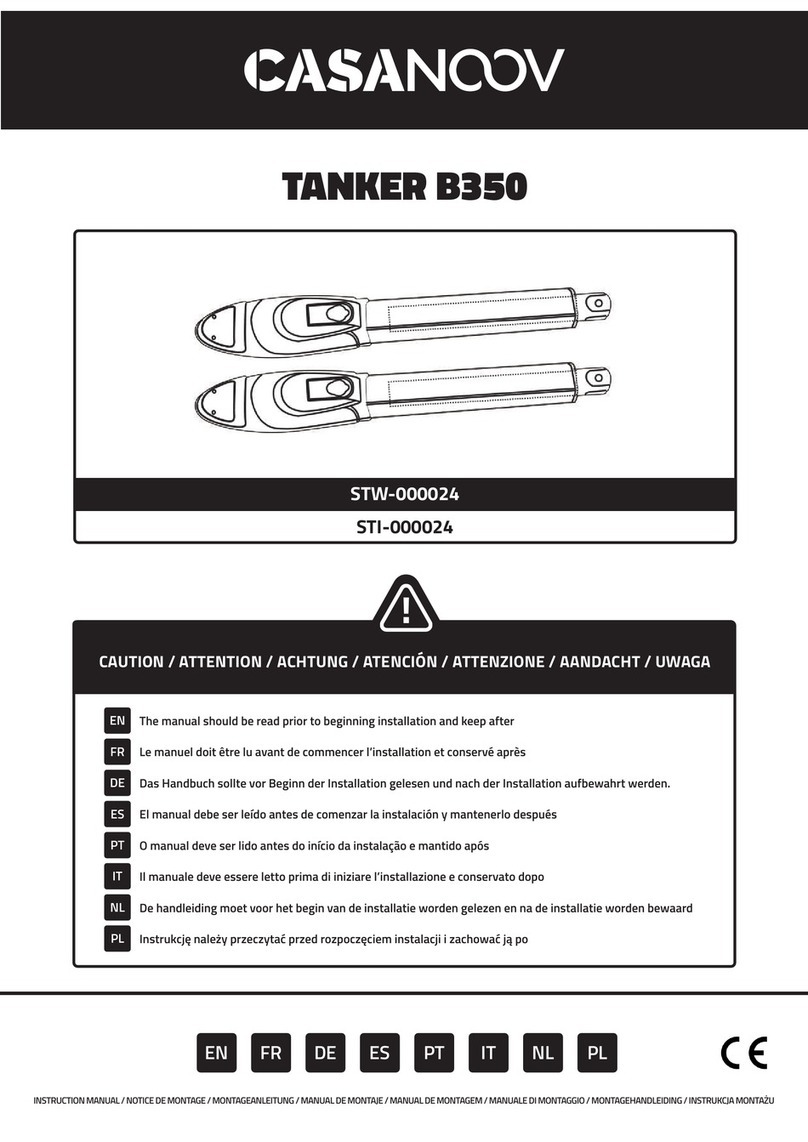 Casanoov TANKER B350 instruction manual