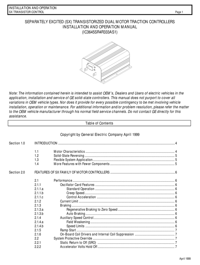 GE IC3645SR4R333AS1 Installation and operation manual