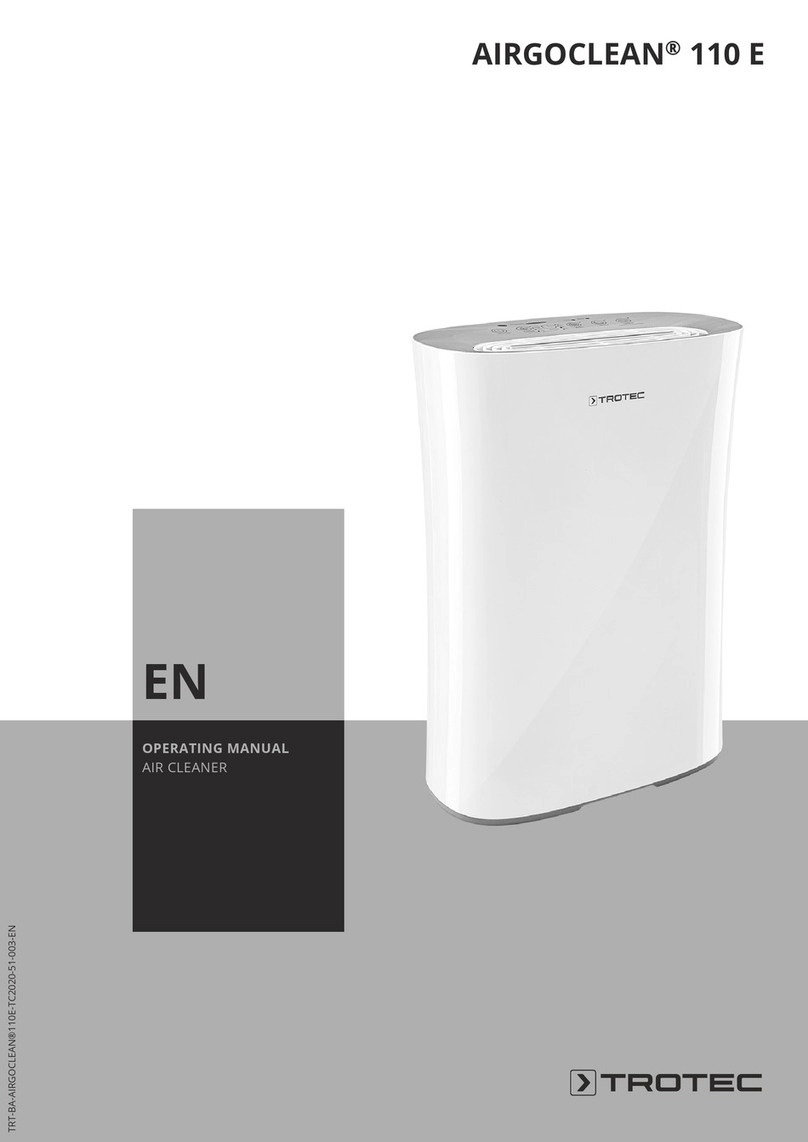 Trotec AIRGOCLEAN 110E User manual