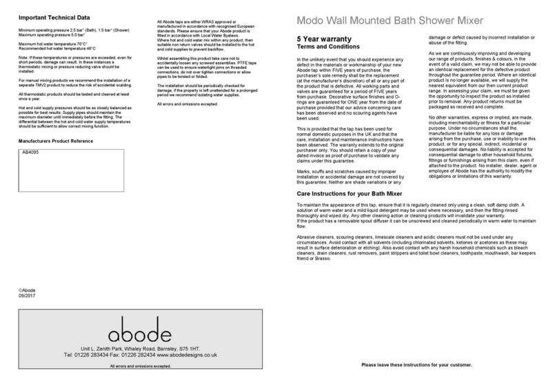 Abode Modo AB4095 manual