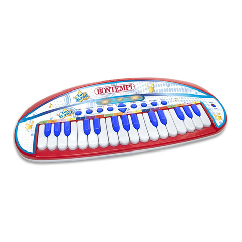 Bontempi Toy Band Star 12 3109 owner's manual