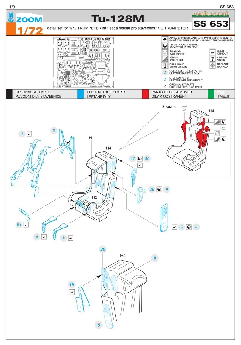 Eduard ZOOM SS 653 User manual Eduard ZOOM SS 653 User manual