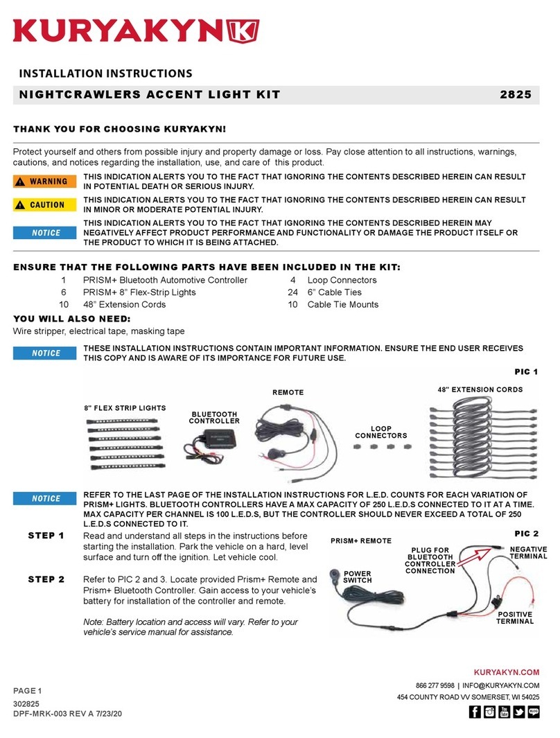 Kuryakyn 2825 installation instructions