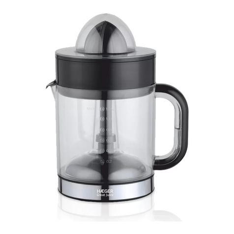 HAEGER Great Juice CJ-040.004A User instructions
