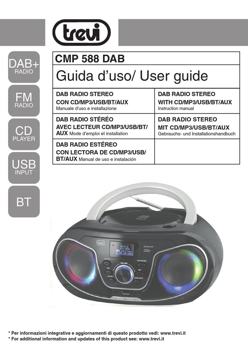 Trevi CMP 588 DAB User manual