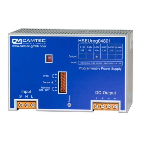 Camtec Powersolve HSEUREG04801 Series manual