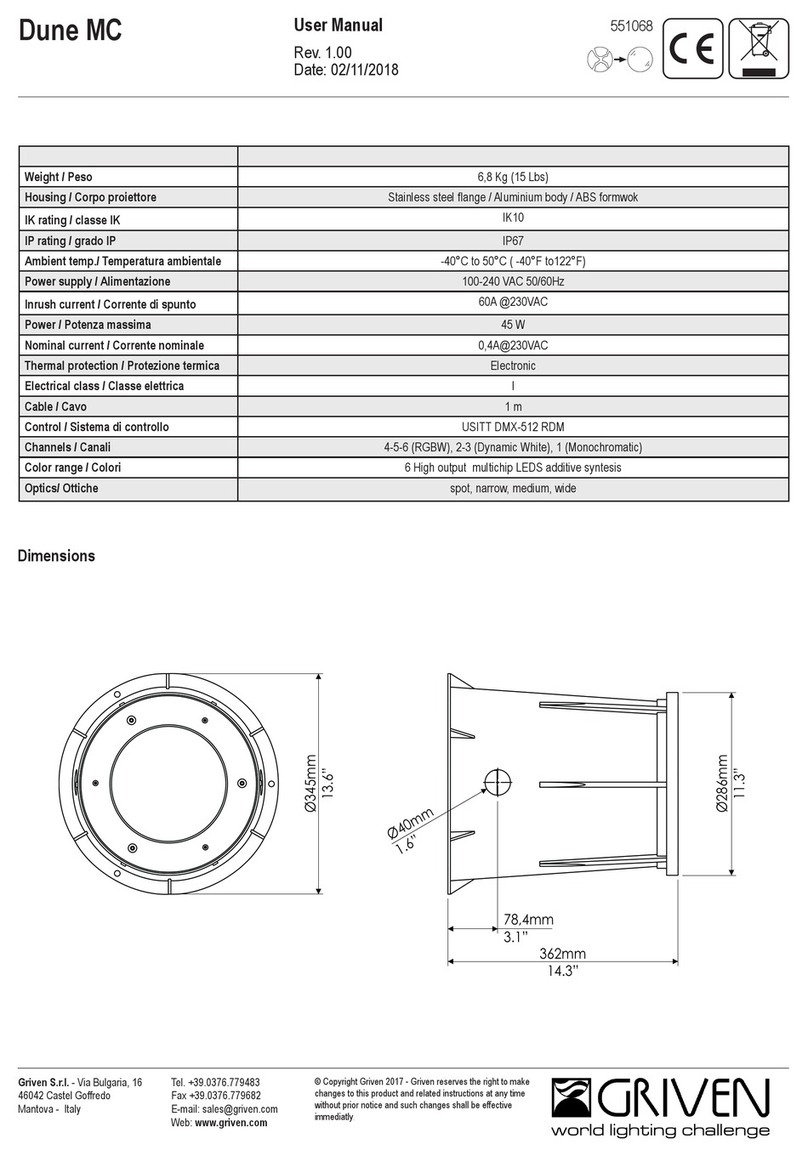 Griven Dune MC user manual