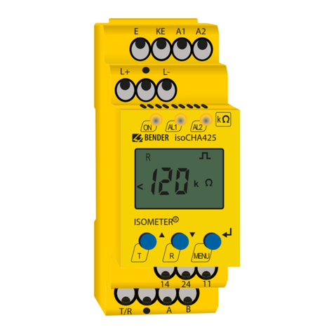 Bender ISOMETER isoCHA425 User manual