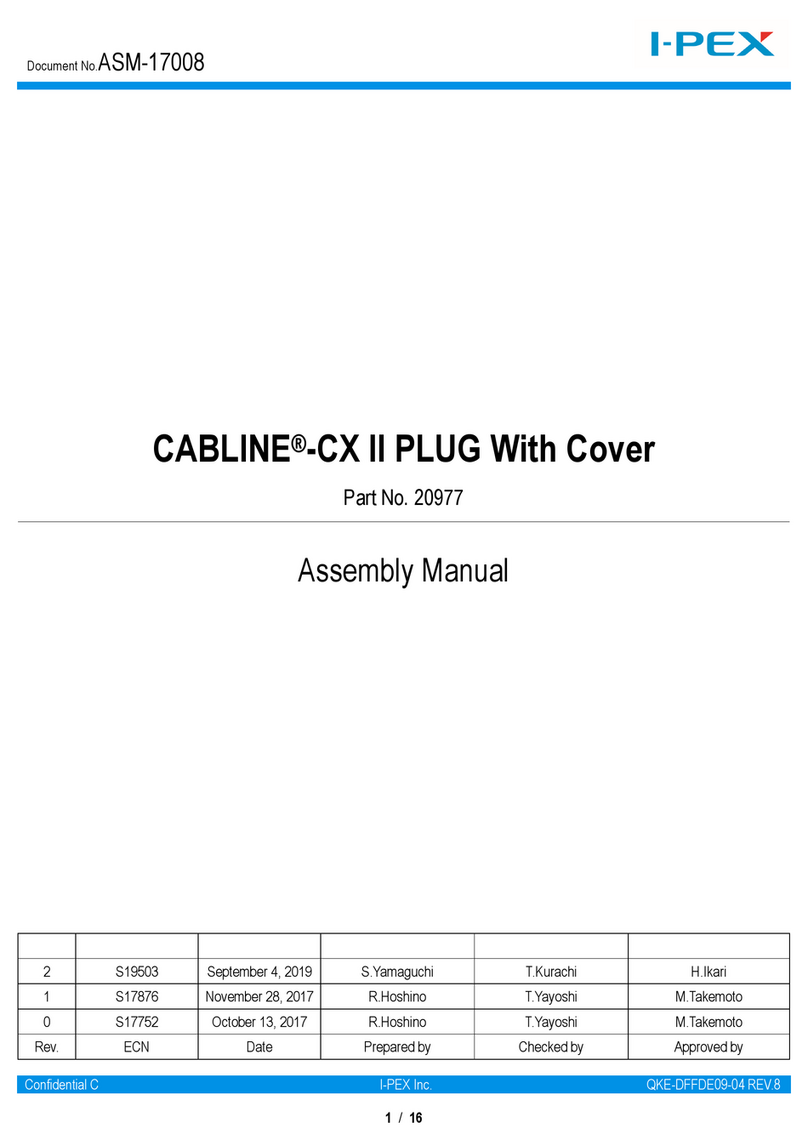 IPEX CABLINE-CX II With Cover User manual