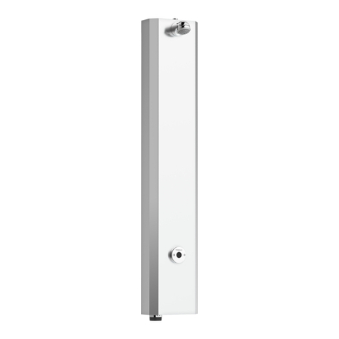 FM Mattsson Tronic Shower Panel UV-LED WMS 9502-0100 manual FM Mattsson Tronic Shower Panel UV-LED WMS 9502-0100 manual