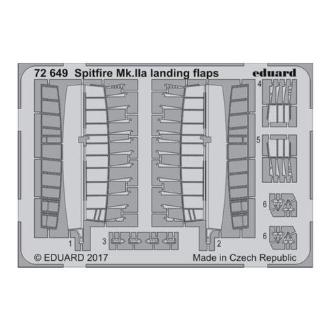 Eduard Spitfire Mk.IIa landing flaps manual