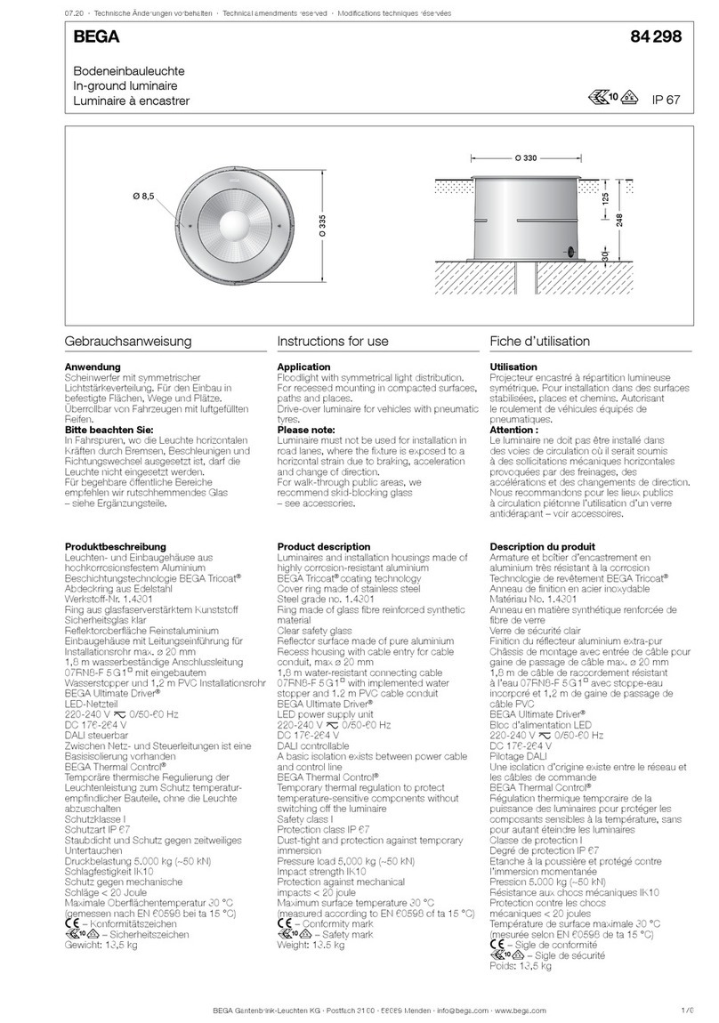BEGA 84 298 manual
