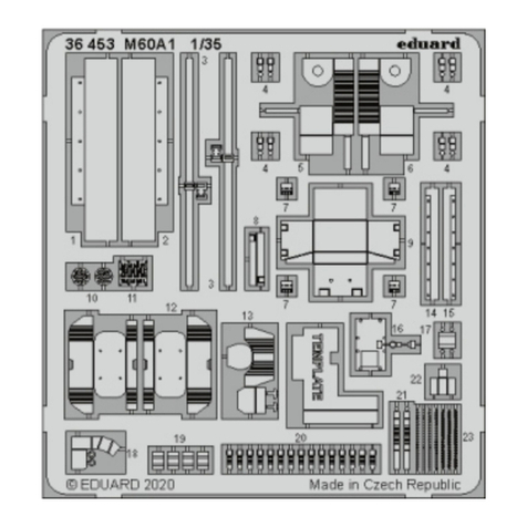 Eduard M60A1 User manual Eduard M60A1 User manual