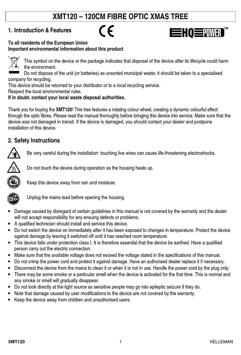 HQ Power XMT120 User manual