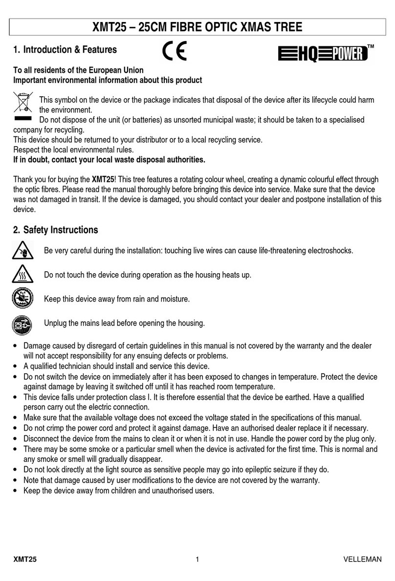 HQ Power XMT25 manual