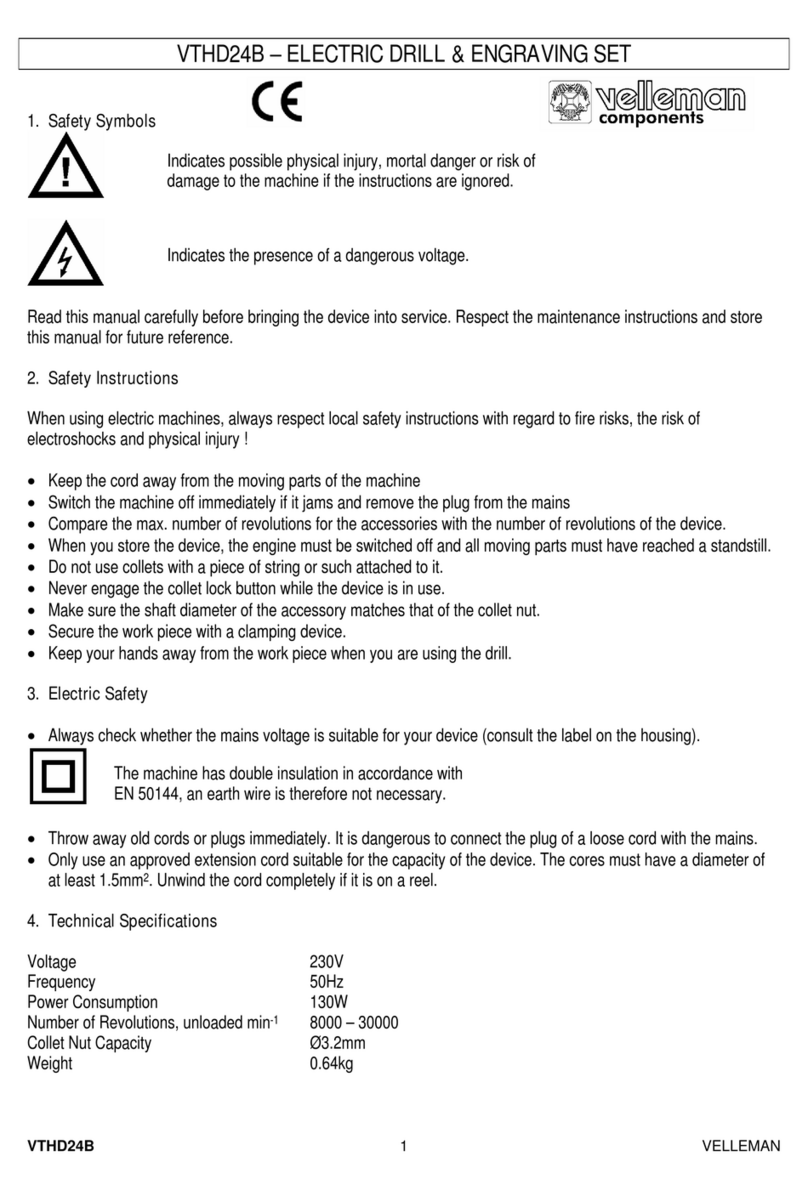 Velleman VTHD24B Assembly instructions