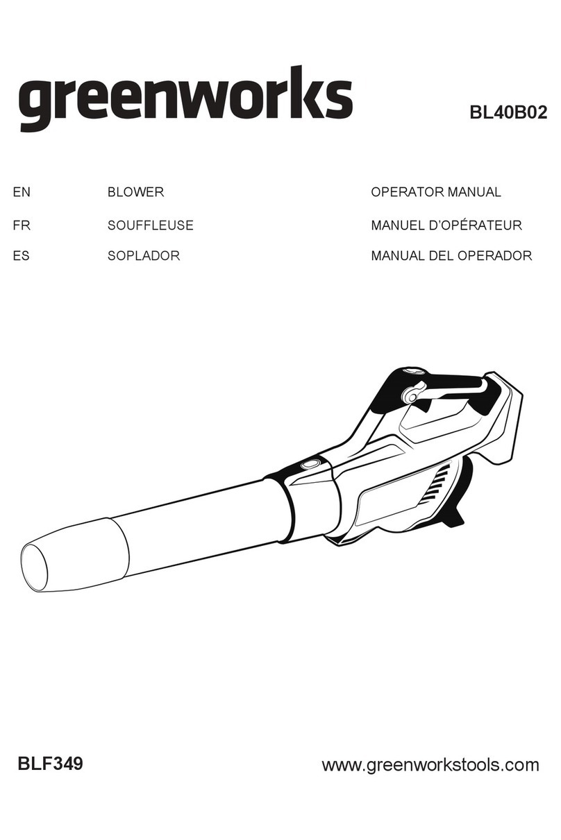 GreenWorks BL40B02 Operator's manual